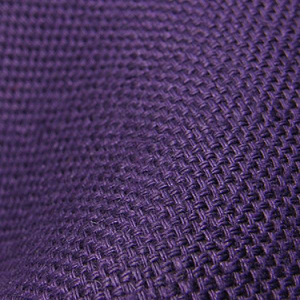 Linenme Aubergine Linen Fabric Rustico