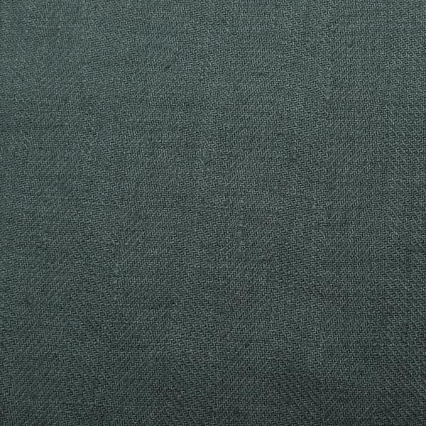 linenme Balsam Green Linen Fabric Sample Lara