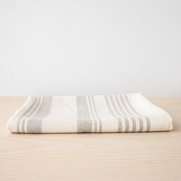Linenme Bath Towel Cream Huckaback Linen Linum