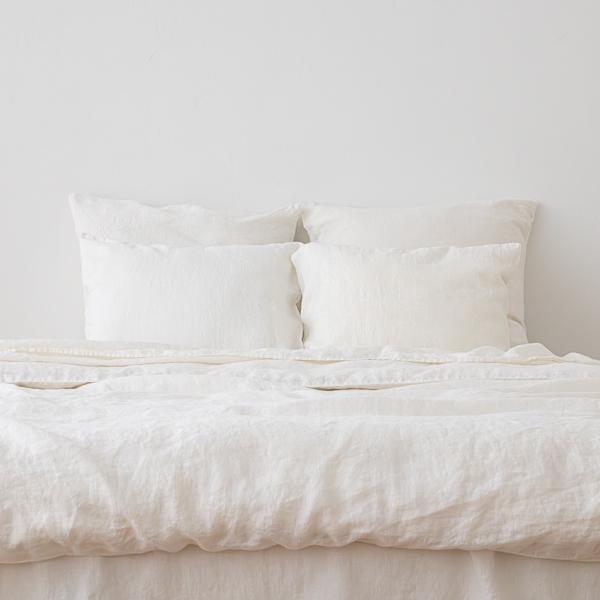 linenme Bed Linen Bed Set Ivory Crushed
