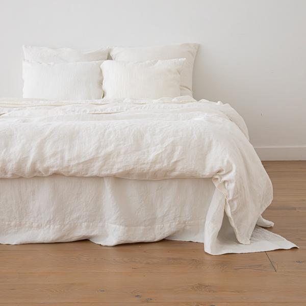 linenme Bed Linen Duvet Ivory Crushed