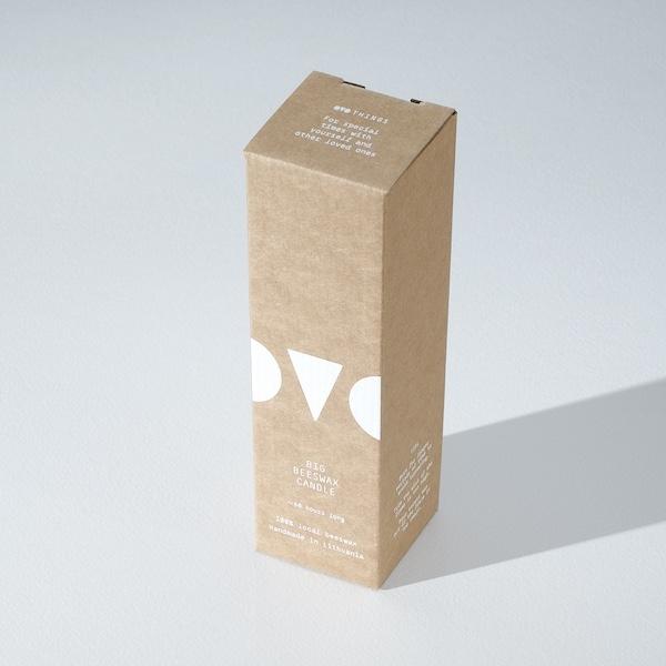 Linenme Big Beeswax Candle