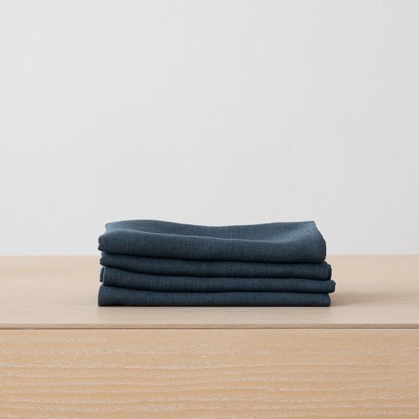 linenme Blue Linen Napkin Terra