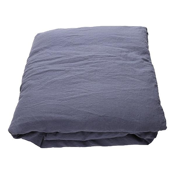 linenme Blueberry Stone Washed Bed Linen Duvet