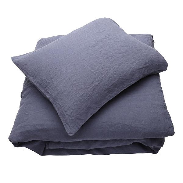linenme Blueberry Stone Washed Bedlinen Set