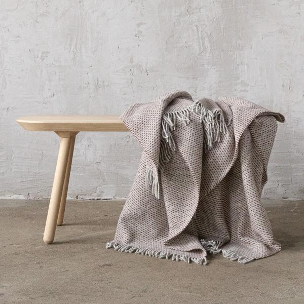 Linenme Choco Wool Throw Bruno