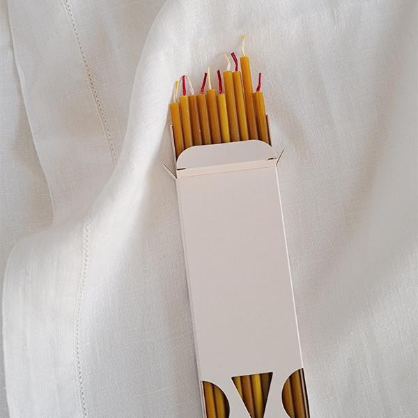 Linenme Christmas Beeswax Candles