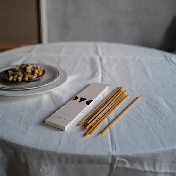 linenme Christmas Beeswax Candles