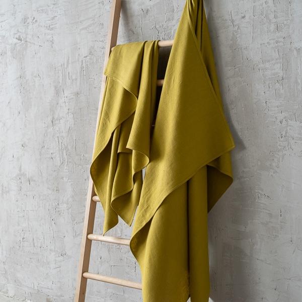 Linenme Citrine Huckaback Linen Bath Towel Lara