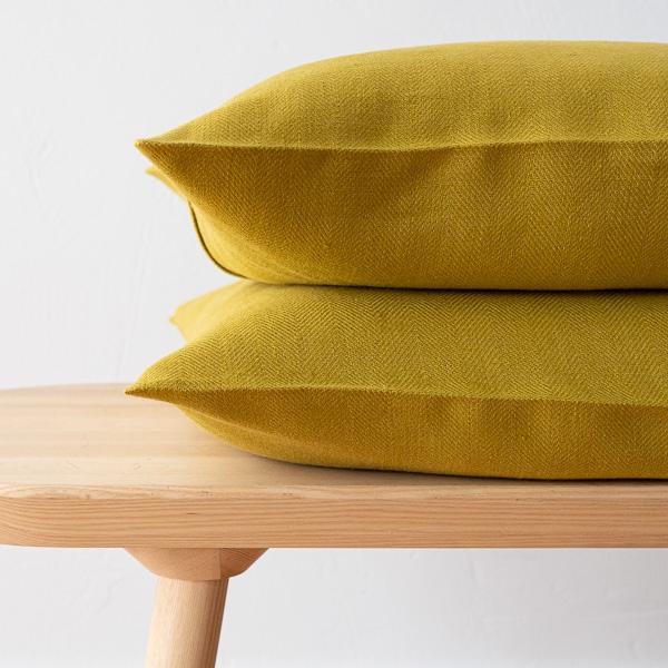 Linenme Citrine Linen Cushion Cover Lara