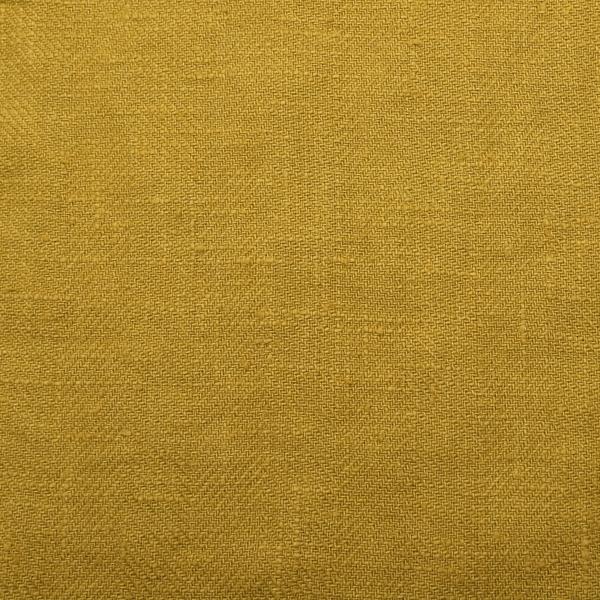 Linenme Citrine Linen Fabric Lara Prewashed