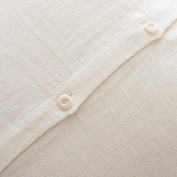 Linenme Cream Linen Cushion Cover Lara
