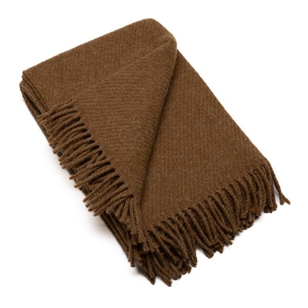 Linenme Ginger Wool Throw Paula