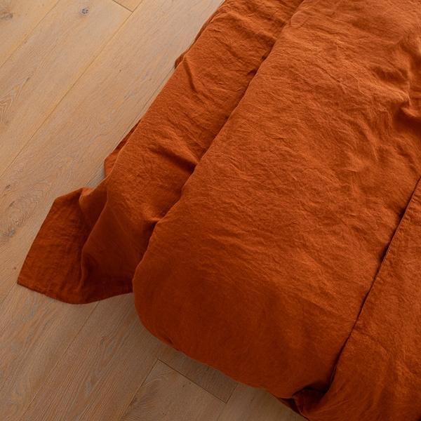 Linenme Graphite Linen Beach Bag Multistripe