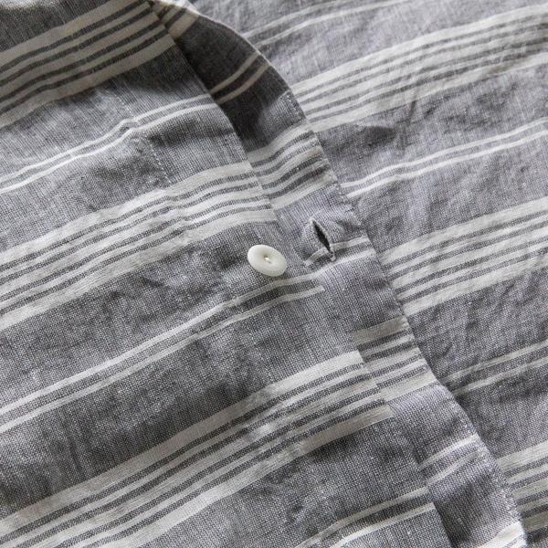 Linenme Graphite Washed Bed Linen Duvet Jazz