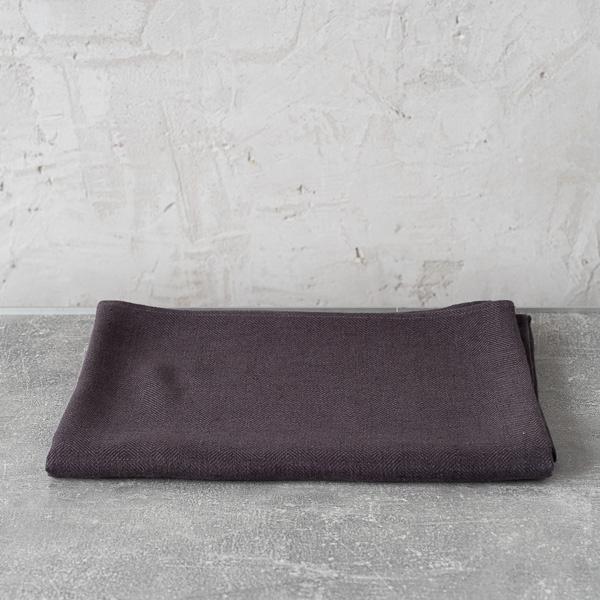 linenme Grey Linen Bath Towel Lara