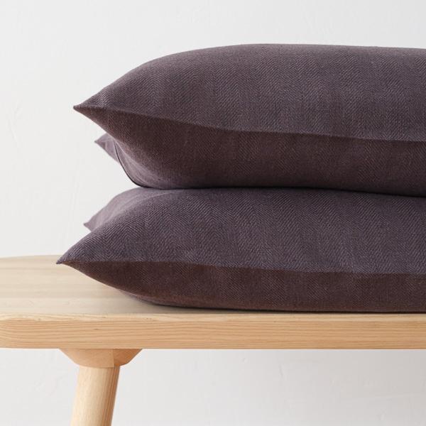 Linenme Grey Linen Cushion Cover Lara
