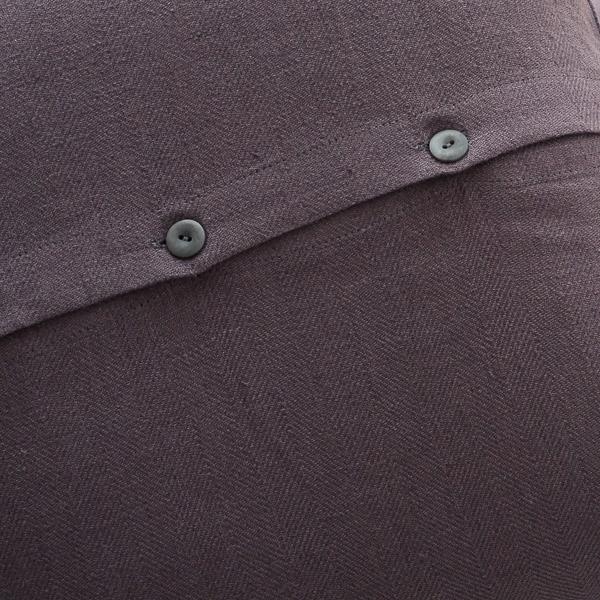Linenme Grey Linen Cushion Cover Lara