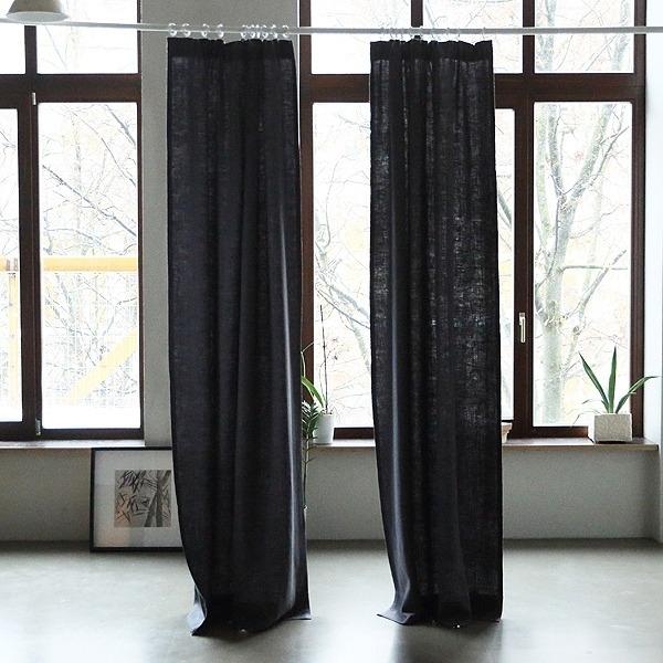 Linenme Grey Linen Fabric Lara Prewashed