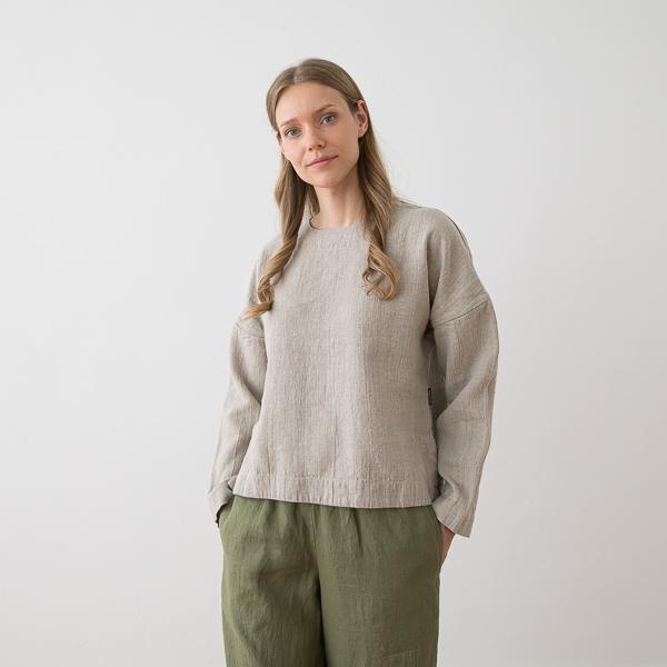 linenme Heavy Linen Blouse Harper