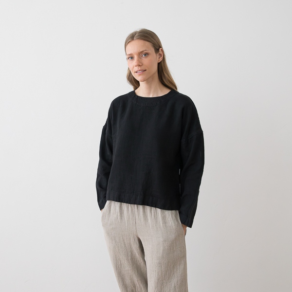 linenme Heavy Linen Blouse Harper