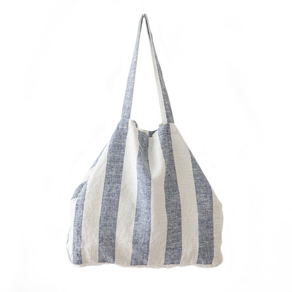 Linenme Indigo Linen Beach Bag Philippe