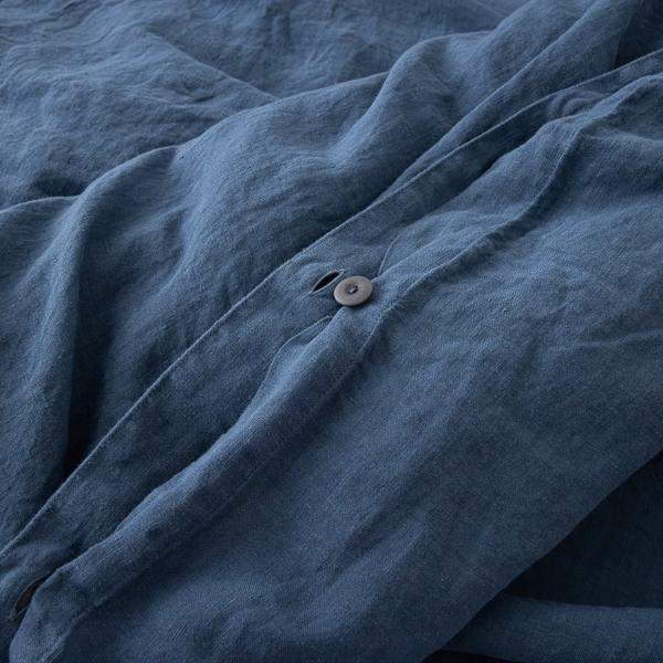 Linenme Indigo Stone Washed Bed Linen Duvet