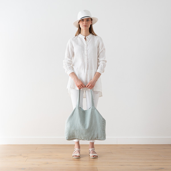 Linenme Linen Bag Terra Sea Foam
