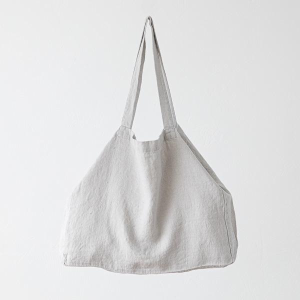 linenme Linen Bag Terra Silver
