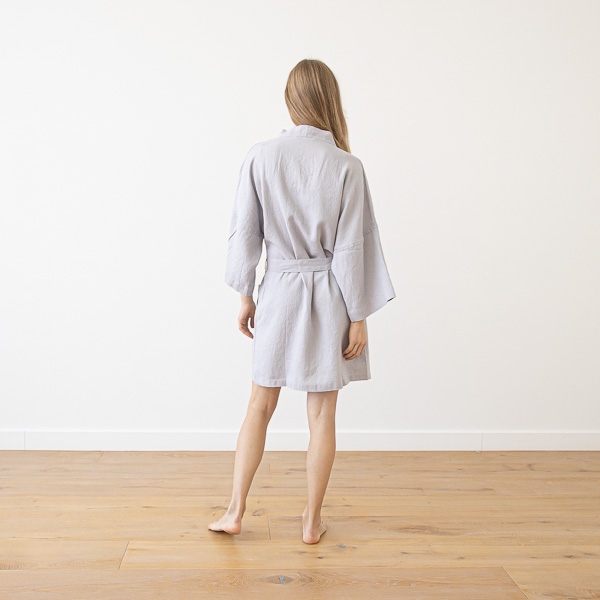 Linenme Linen Bath Robe Alma