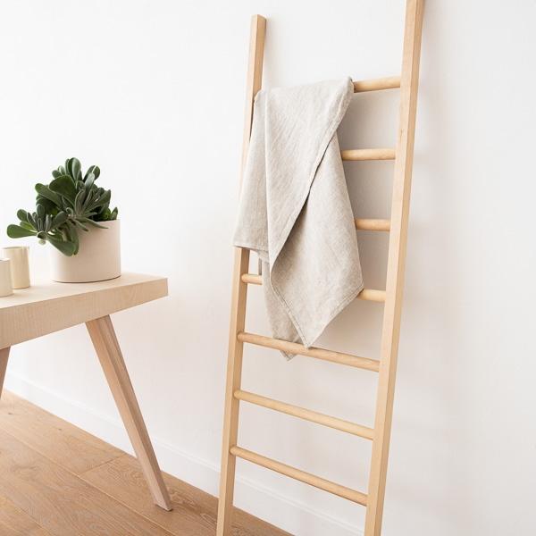 Linenme Linen Bath Towel Beige Twill