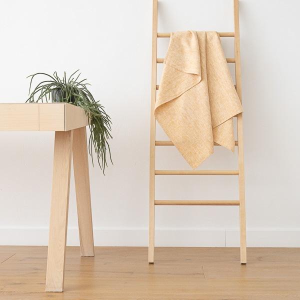 Linenme Linen Bath Towel Gold Francesca