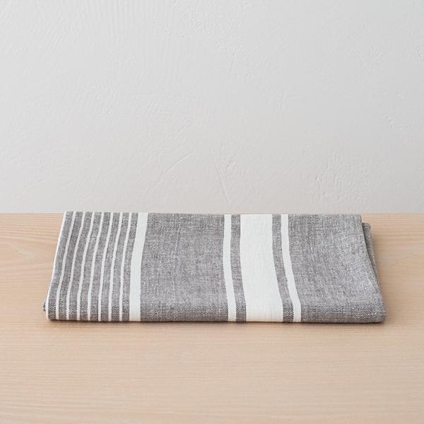 linenme Linen Bath Towel Graphite Turino