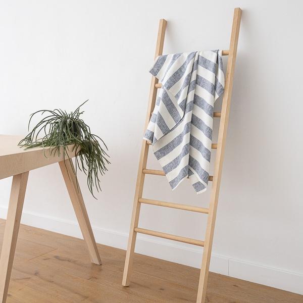 Linenme Linen Bath Towel Indigo Philippe