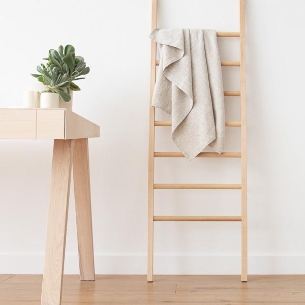Linenme Linen Bath Towel Natural Linen Provence
