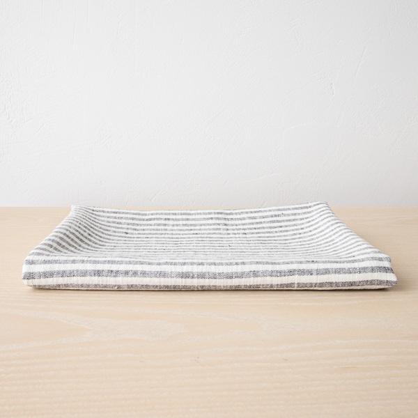 linenme Linen Bath Towel New Graphite Brittany