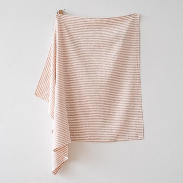 Linenme Linen Bath Towel Rosa Brittany