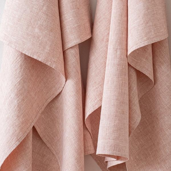 Linenme Linen Bath Towel Rosa Francesca