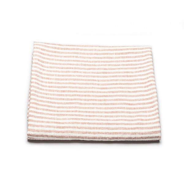 Linenme Linen Beach Towel Brittany Rosa