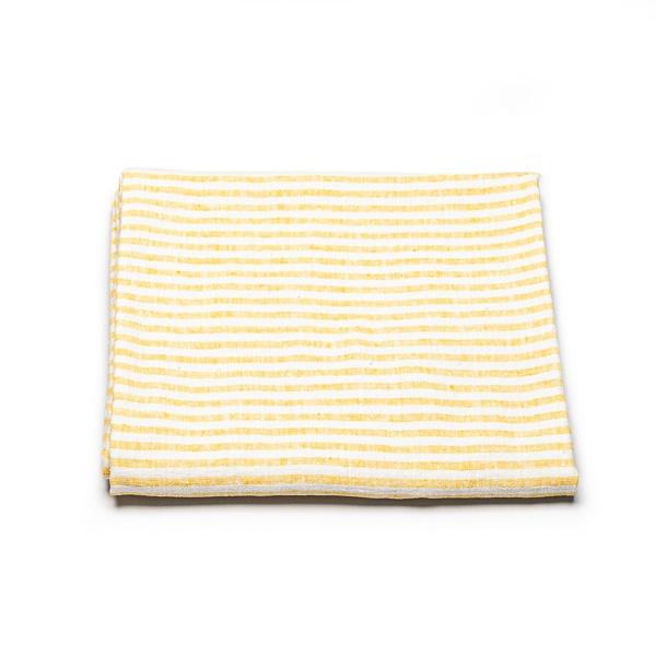 Linenme Linen Beach Towel Brittany Yellow