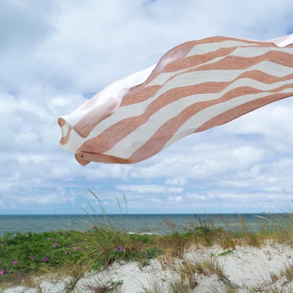 linenme Linen Beach Towel Rosa Napa