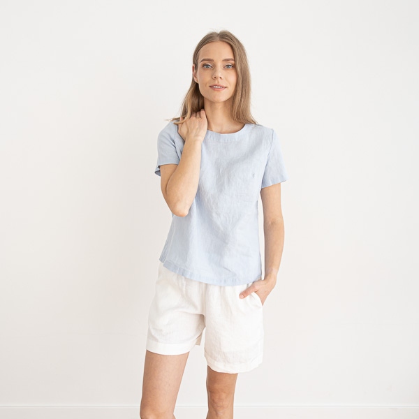 linenme Linen Blouse Isabella