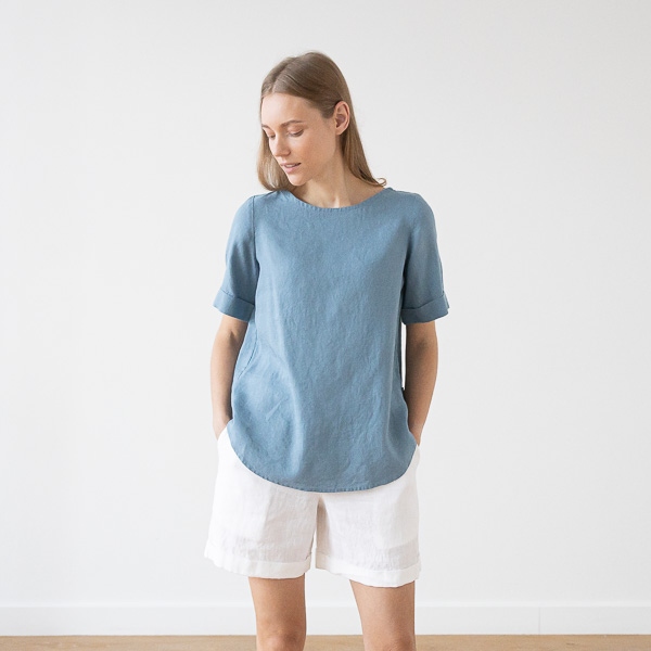 linenme Linen Blouse Luisa