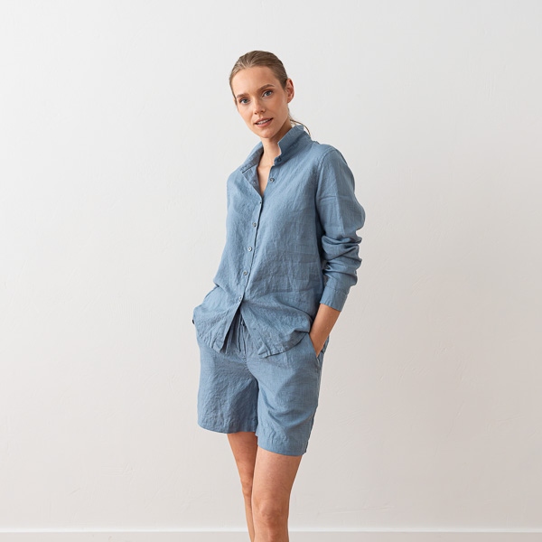 linenme Linen Boyfriend Shirt