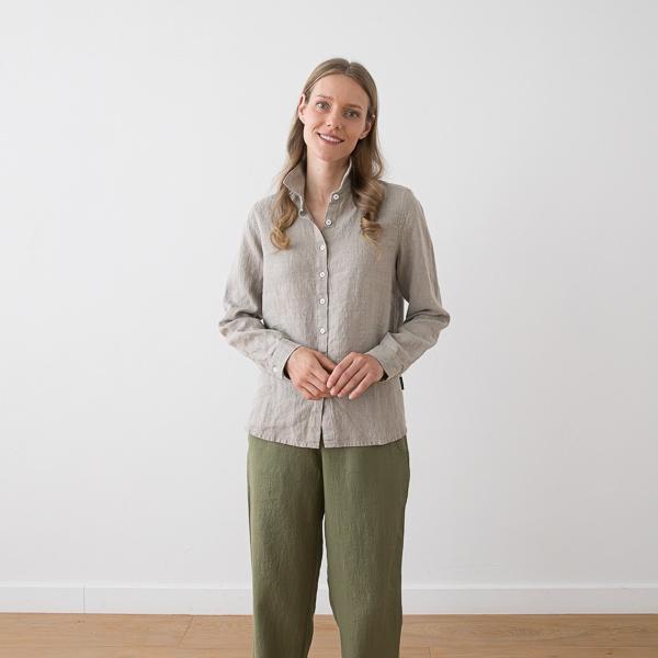 linenme Linen Boyfriend Shirt