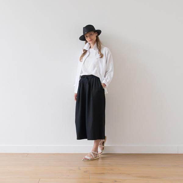 Linenme Linen Culottes Natural Sanremo