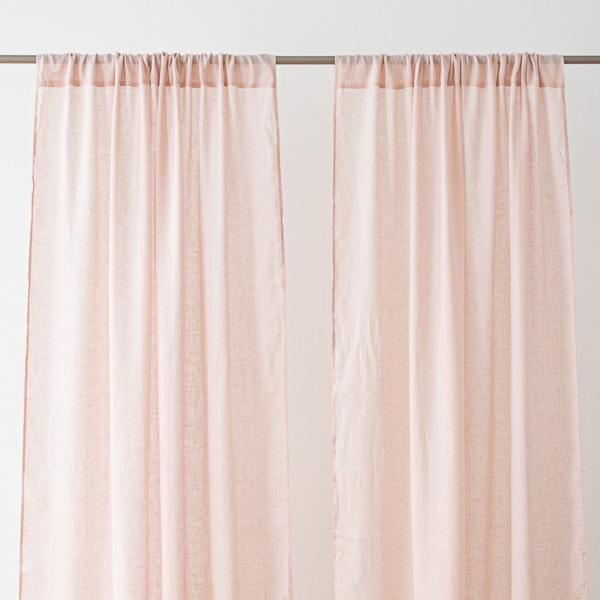 Linenme Linen Curtain Panel Rosa Garza