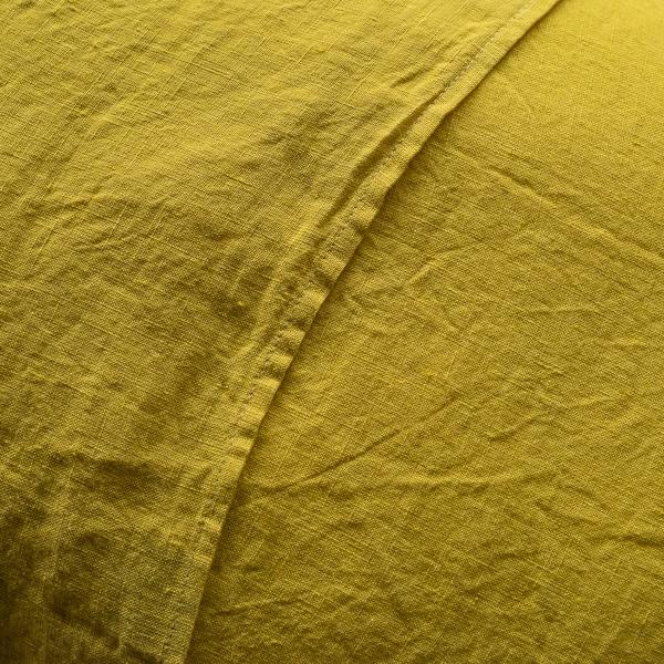 Linenme Linen Cushion Cover Citrine Stone Washed