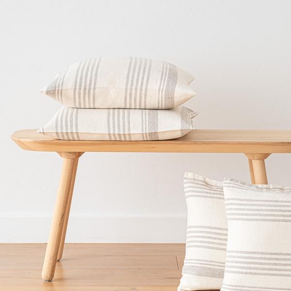 Linenme Linen Cushion Cover Cream Linum