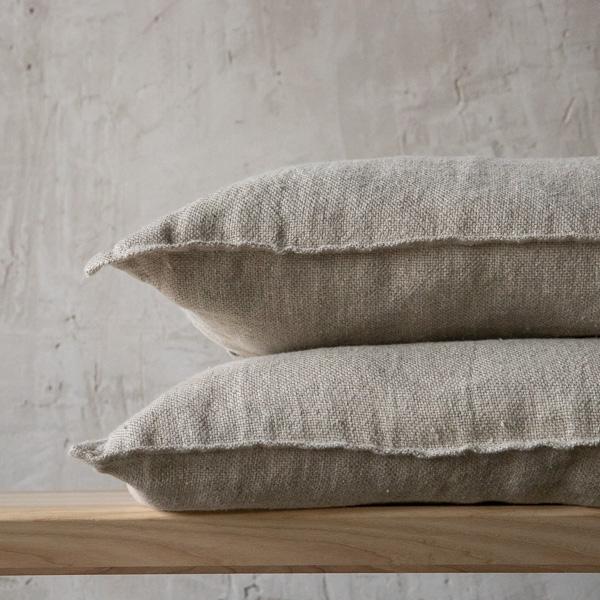 Linenme Linen Cushion Cover Natural Rustico Washed